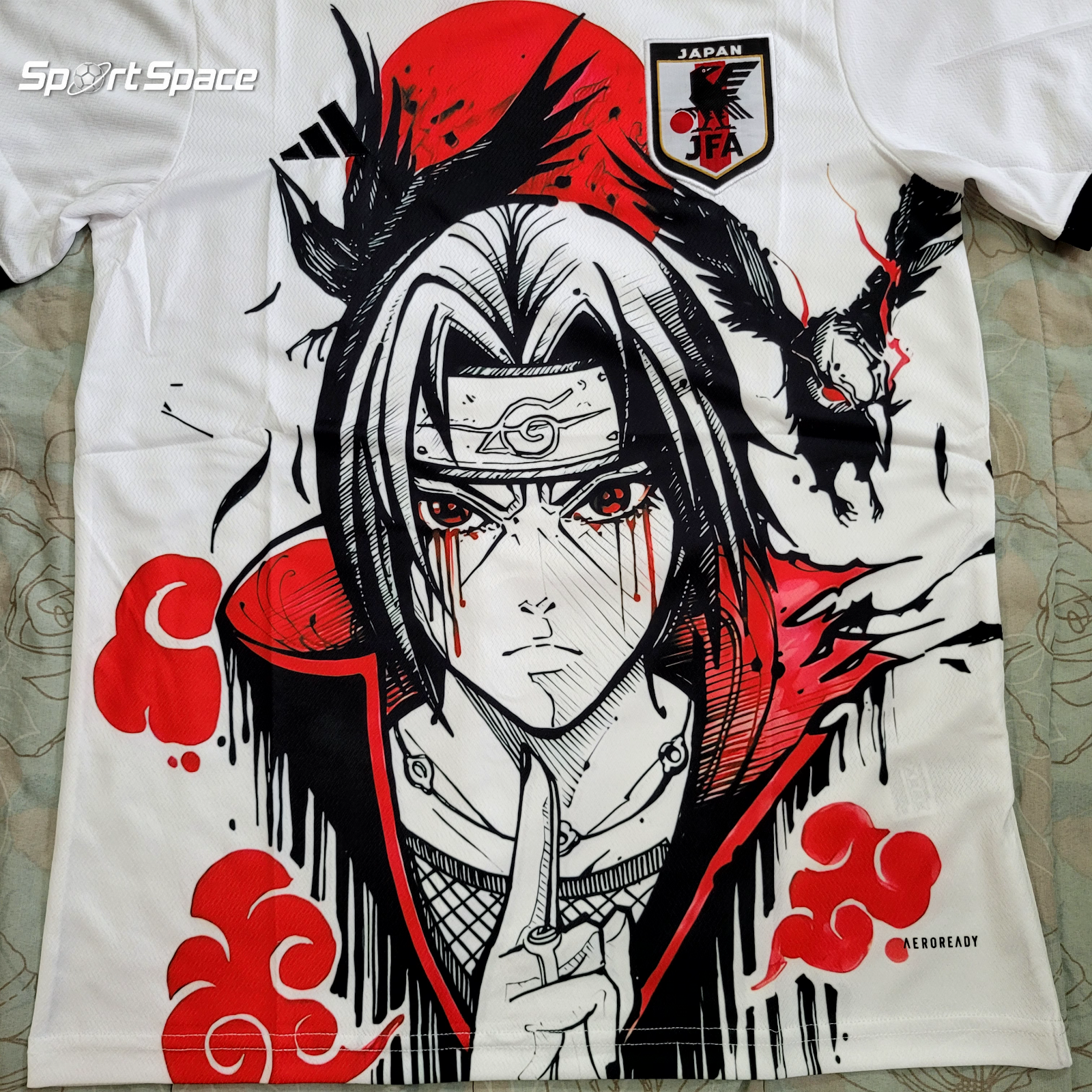 Japan Soccer Jersey Concept Itachi Uchiha Anime Edition S,M,L,XL,XXL
