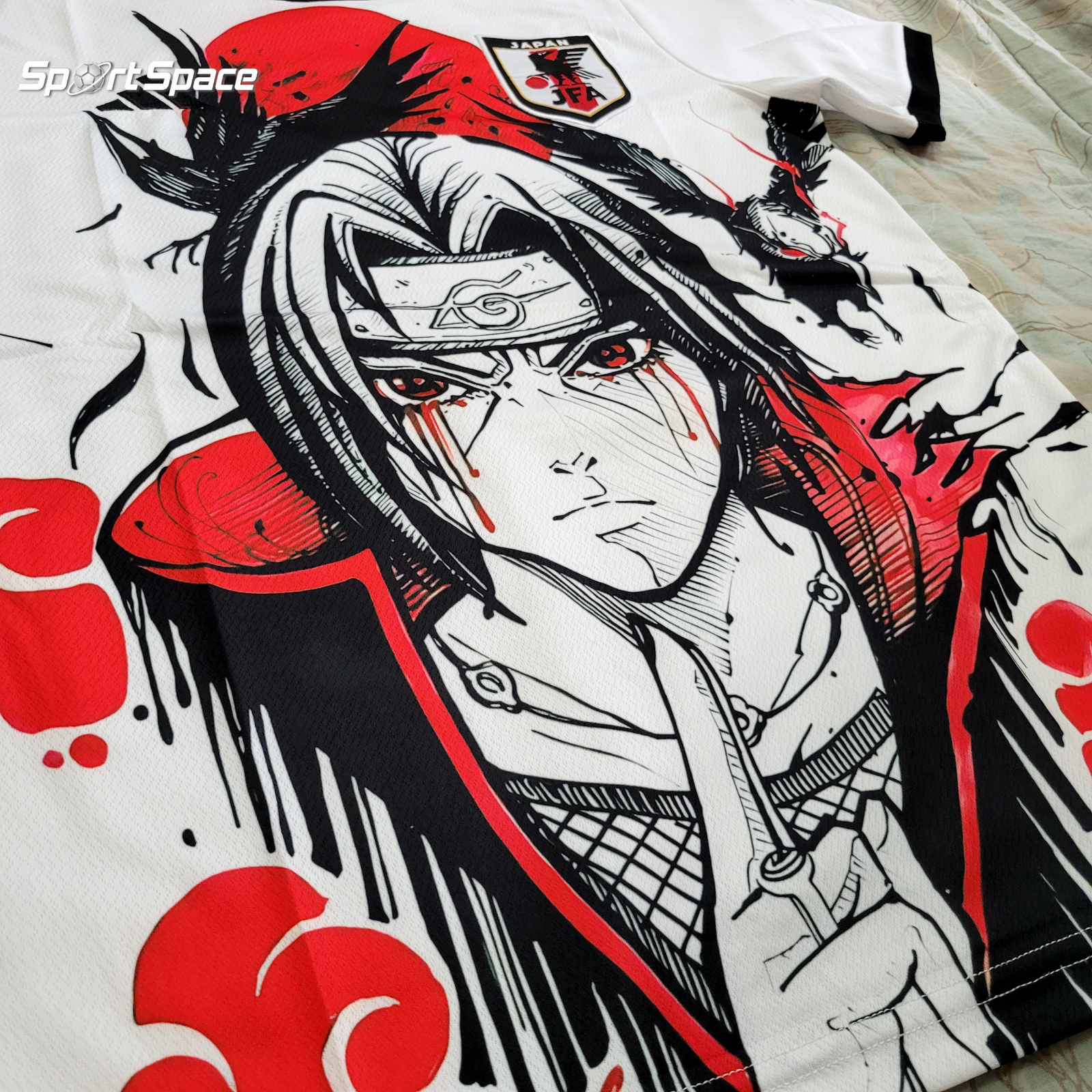 Japan Soccer Jersey Concept Itachi Uchiha Anime Edition S,M,L,XL,XXL