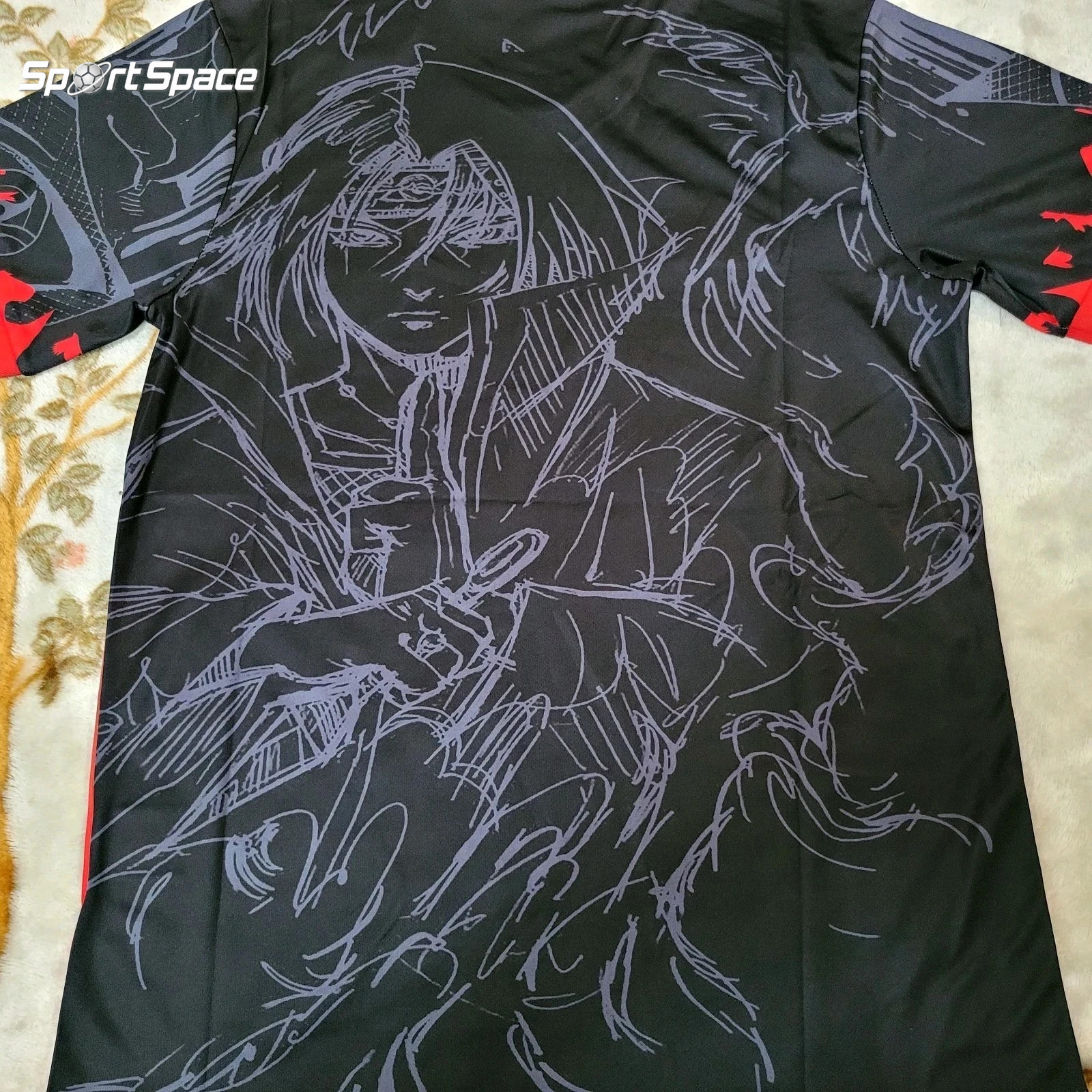 Japan Soccer Jersey Concept Itachi Uchiha Anime Edition S,M,L,XL,XXL