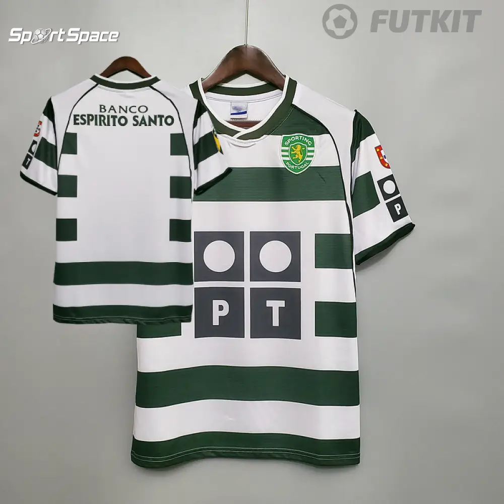 Retro Sporting Lisbon Home Shirt 01/03