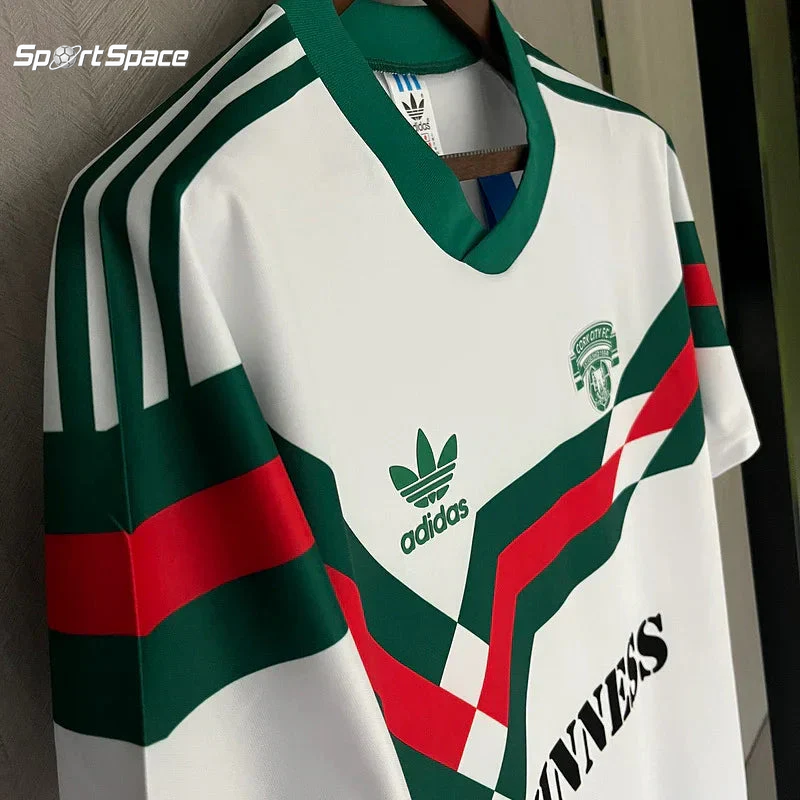Cork City 1988 Retro White/Green/Red Home Jersey