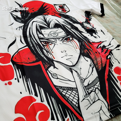 Japan Soccer Jersey Concept Itachi Uchiha Anime Edition S,M,L,XL,XXL
