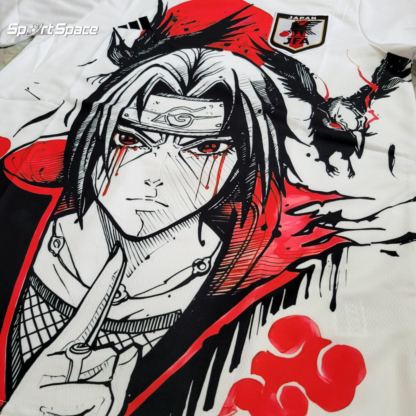 Japan Soccer Jersey Concept Itachi Uchiha Anime Edition S,M,L,XL,XXL